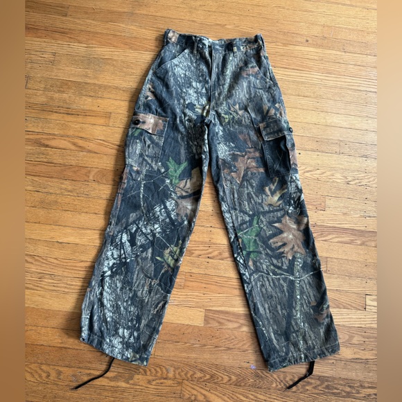 Mossy Oak Men’s Camouflage Cargo Pants Size S - Picture 1 of 11